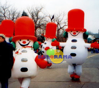 Inflatable Snowman Costume 3m