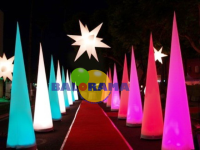 Led Lighted Balloon Cone 4m