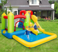 Inflatable Aquapark Water Pool and Inflatable Water Slide