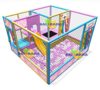 Candy Softplay Playground 3x3x2h Mt