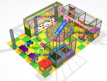 Colorful Softplay Indoor Playground 45m²