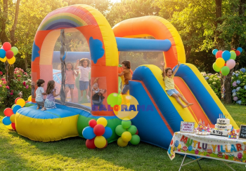 Dwarf House Inflatable Park 3.5x5x3m Dwarf House Inflatable Park 3.5x5x3m