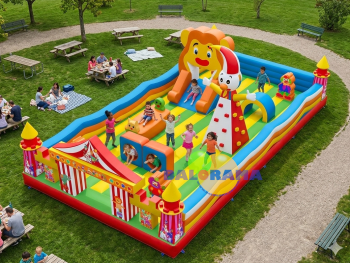 Entertainment Center Inflatable Playground 12x6x3m