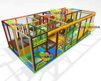 Indoor Bead Slide Softplay Park 8x3.5x2.4h Mt