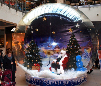 Inflatable Christmas Globe 4Mt Snow Globe