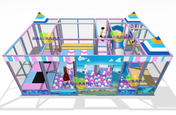 Softplay Indoor Playground Roller Slide 7.5x4.3x2.8