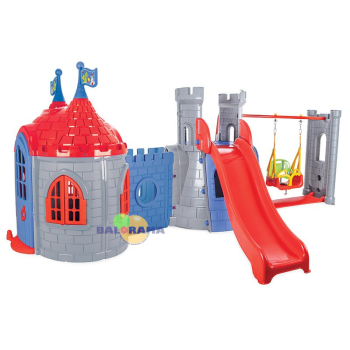  Castle Slide and Swing Set