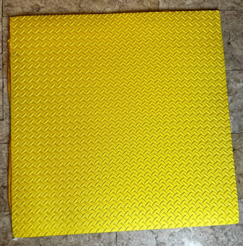Tatami Wall Protection Mat 1mx1mx13mm Yellow