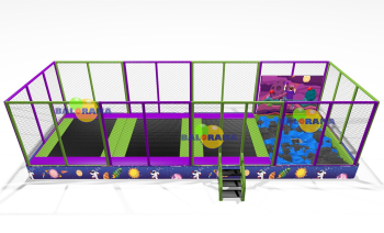Trampoline Park 11x3.4x2.8h