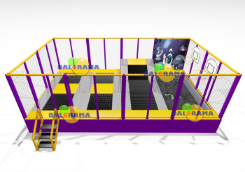 Trampoline Park 5.2x8.6x2.5h Mt