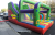 Cheerful Characters Inflatable Water Slide 7x4x4m