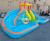 Inflatable Aquapark Double Water Slide and Inflatable Pool