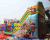 Inflatable Park Vikings Playground With Balloon Slide 8x3.5x6h Mt