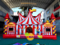 Colorful Carnival Inflatable Playground 7x5x3.1h Mt