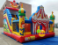Colorful Clown Inflatable Playground 6x5x5.2h Mt