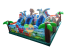Giant Jurassic Park Inflatable Playground 11x10x5m