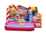Inflatable Candy Land Playground 5x4x3.9h Mt