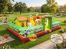 Panda Garden Inflatable Playground 7x5x2.5m