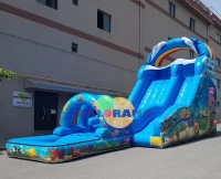 Aquarium Inflatable Slide 10.4x4.4x5.7m