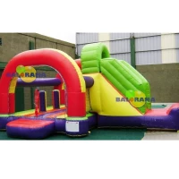 Bounce Slip Combo Inflatable Playground 6x4x3.5m