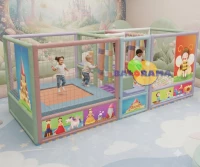 Castle Trampoline Ball Pool 5x2x2m Castle Trampoline Ball Pool 5x2x2m