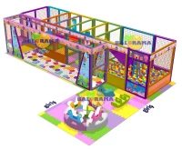 Colorful Softplay Indoor Playground 45m²