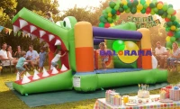 Crocodile Inflatable Playground 6x3x2.5m
