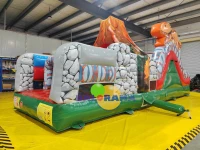 Cute Dinosaur Obstacle Course 7.5x2.4x3.3 h Mt
