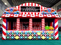 Happy Carnival Four-Piece Inflatable Set 6x2.4x3.9h Mt