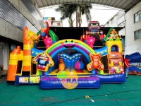 Happy Robot Inflatable Playground 6x5.6x4.2h Mt