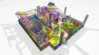 Indoor Playground Softplay Park Roller Slide 100m2