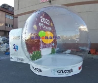 Inflatable Advertising Globe 4Mt Snow Globe