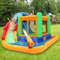 Inflatable Aquapark Water Pool and Inflatable Water Slide