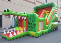 Inflatable Crocodile Slide 8x4x5m