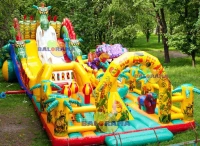 Inflatable Giant Dragon Park 14x9x6m