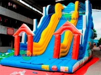 Inflatable Land of Snow Slide 8x5x8m
