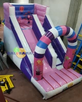 Inflatable Pink Slide 5x3x4h Mt