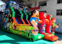 Inflatable Slide Minecraft 9x5x6h Mt