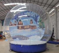 Inflatable Snow Globe 3Mt With Inflatable Base