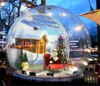 Inflatable Snow Globe Balloon 3Mt Christmas Globe