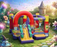 Magical Castle Inflatable Playground 6x5x2.8m Magical Castle Inflatable Playground 6x5x2.8m