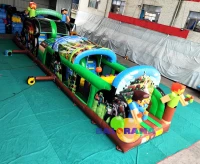 Minecraft Giant Inflatable Obstacle Course 16x3x3.6h Mt