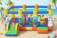 Penguin Inflatable Playground 6x4x2.5m Penguin Inflatable Playground 6x4x2.5m