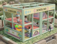 School Bus Playground 4x2x2m School Bus Playground 4x2x2m