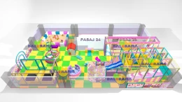 Candy Themed Softplay Park 140m2