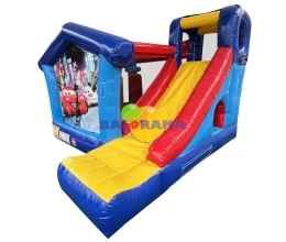Cute Cars Combo Inflatable Playground 3.55x3.3x2.5h Mt
