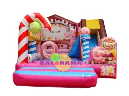 Inflatable Candy Land Playground 5x4x3.9h Mt