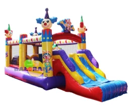 Inflatable Clown Combo Jumper 6x2.1x2.6h mt