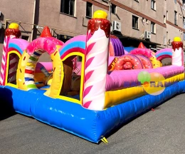 Inflatable Donut Candy Theme Playground 7x4x2.4h