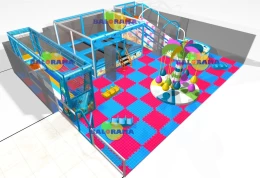 Ocean-Themed 110 m² Softplay Area